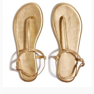 TKEES Gold Sandals